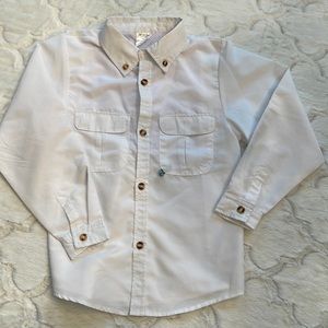 Prodoh white fishing shirt medium/size 10
